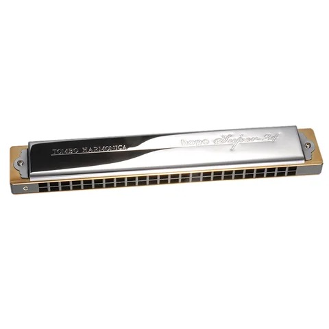 Tombo Tremolo Harmonica 6624S 하프 호프 슈퍼 24 홀 입 오르간 전문 Armonica Harmonic Natural Minor Instrumentos