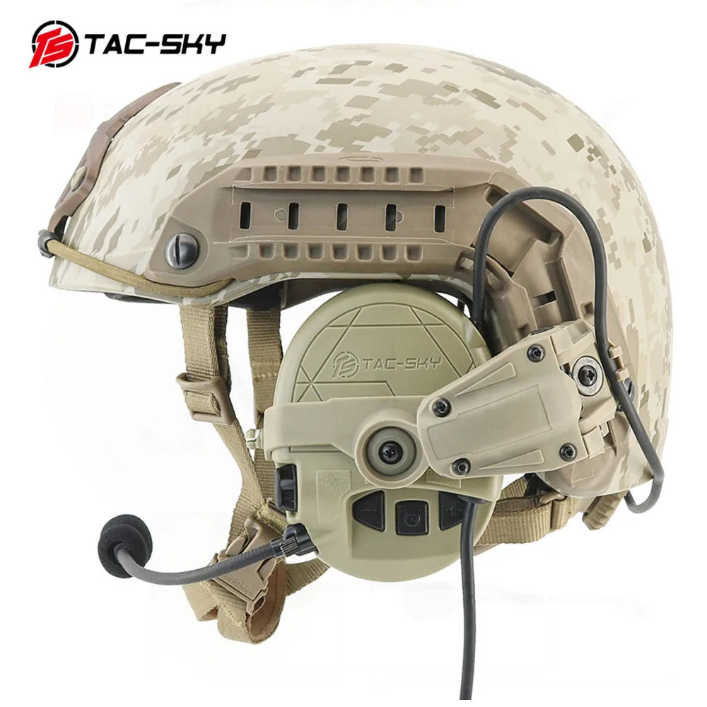 

TAC-SKY Electronic Shooting Ear Muffs, Outdoor Hunting Tactical Headphones, TAC-303 Hearing Protection, Walkie-Talkie Headset