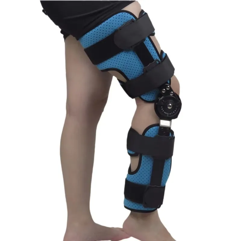 Breathable Knee Joint Fixation Brace Aluminum Alloy Knee Brace with Steel Support and Leg Circumference Fix