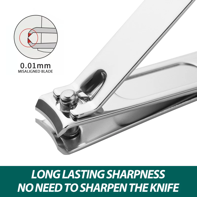 ชุดกรรไกรตัดเล็บ18ชิ้นขนาดใหญ่ผิวตายในแนวทแยงเพื่อลบผิวที่ตายแล้วที่เล็มคิ้วขนาดเล็กปลอกหนัง