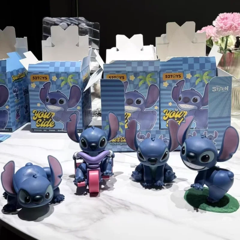 

Genuine Stitch By Your Side Series Blind Box Cute Stitch Anime Figure Movable Toy Desktop Collection Mystery Box Toy Kids Gift