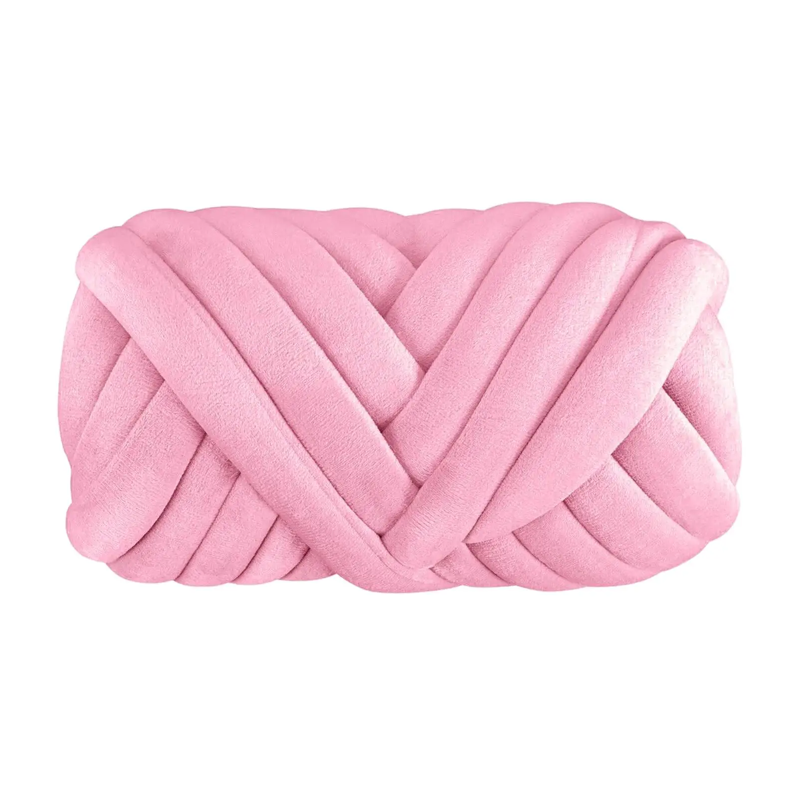 خيوط أنبوبية ناعمة للحياكة ، غزل مكتنزة ، أنبوب عملاق ، صنع البساط ، وشاح القبعات ، سرير الحيوانات الأليفة ، جامبو ، 250g