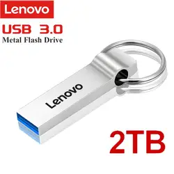 레노버 금속 USB 플래시 드라이브, 고속 파일 전송 플래시, 휴대용 방수 메모리 스틱, 노트북용 USB 3.0, 2TB, 1TB