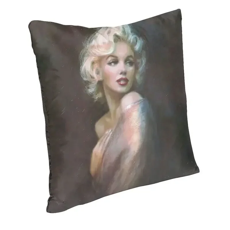 Soft Sexy Marilyns Monroe Throw Pillow Case Decoration Custom Square Abstract Pop Art Cushion Cover Pillowcover