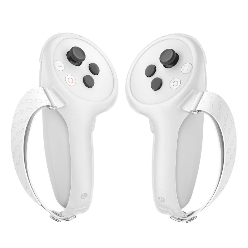 

1 пара защитных чехлов для игрового контроллера PICO 4 Ultra, чехол с ручкой и функцией быстрого доступа к аккумулятору