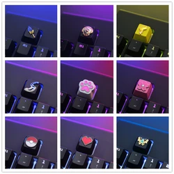 1 Piece Keystone Zinc Aluminium Alloy Key Cap OEM R4 Height Stereoscopic relief Keycap For Dota 2 Pika Sakura LOL Challenger