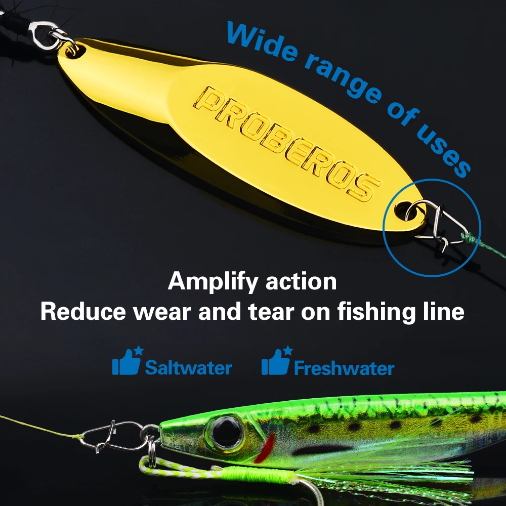 PROBEROS 30 Teile/los Edelstahl Kürbis Form Verbesserung Pin 00-0-1-2-3-4 # Lure Connector Swivel Snap Angelzubehör Tackle – Detail 7
