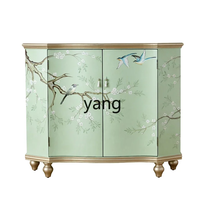 CX painted shoe cabinet entrance aisle American storage cabinet B & B hotel decorative cabinet