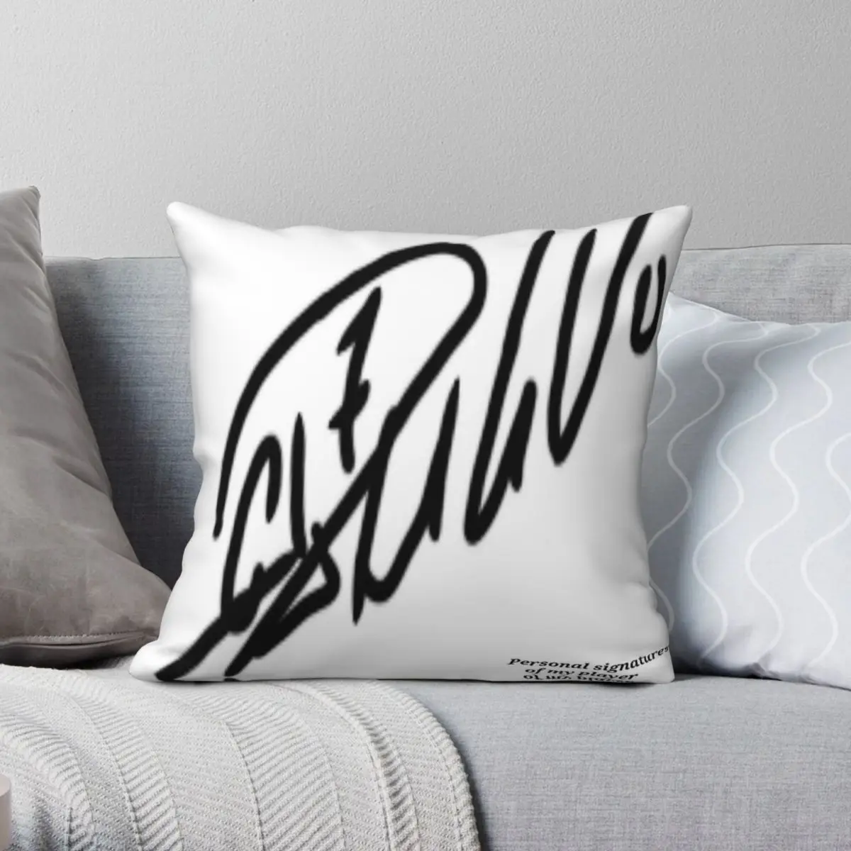 

Senator Cristiano Ronaldo Square Pillowcase Polyester Linen Velvet Pattern Zip Throw Pillow Case Sofa Seater Cushion Cover 45x45