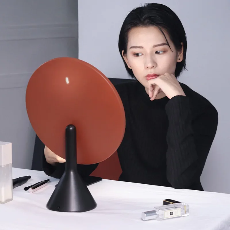 desktop vanity bedroom desktop smart beauty mirror with lamp,
