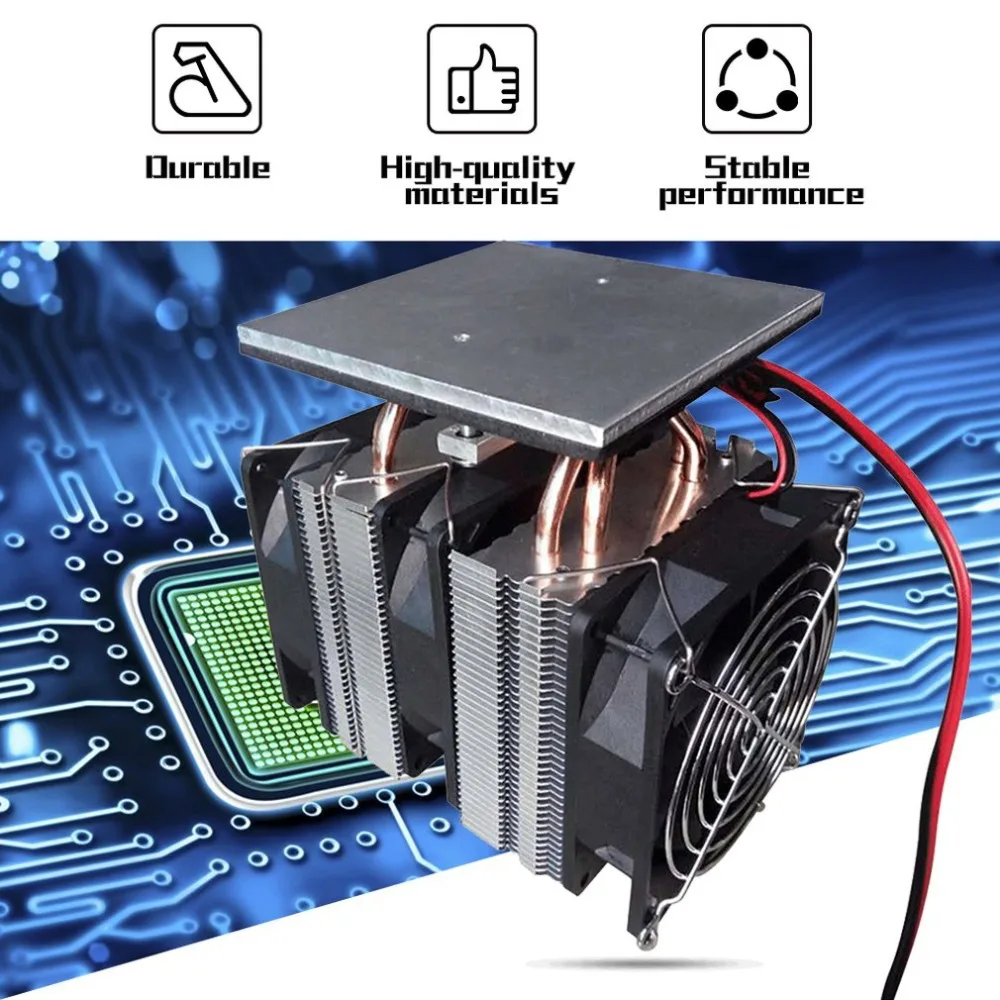 12V 240W Chip Semiconductor Cooling Plate Refrigerator Large Power_N34R