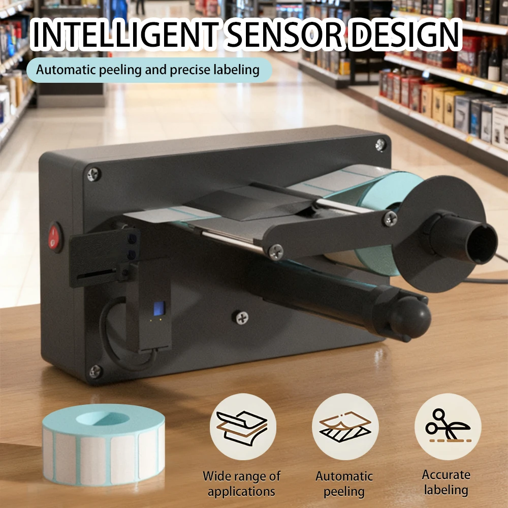 Separador de máquina peladora - Label Dispenser Electric Peel Machine reseña y precio