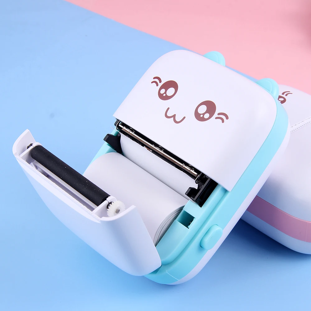 KGG Thermal Printer 57mm Inkless Bluetooth Wireless Mini Pocket Printer Photo Label Adhesive Note Printing for Travel Work.