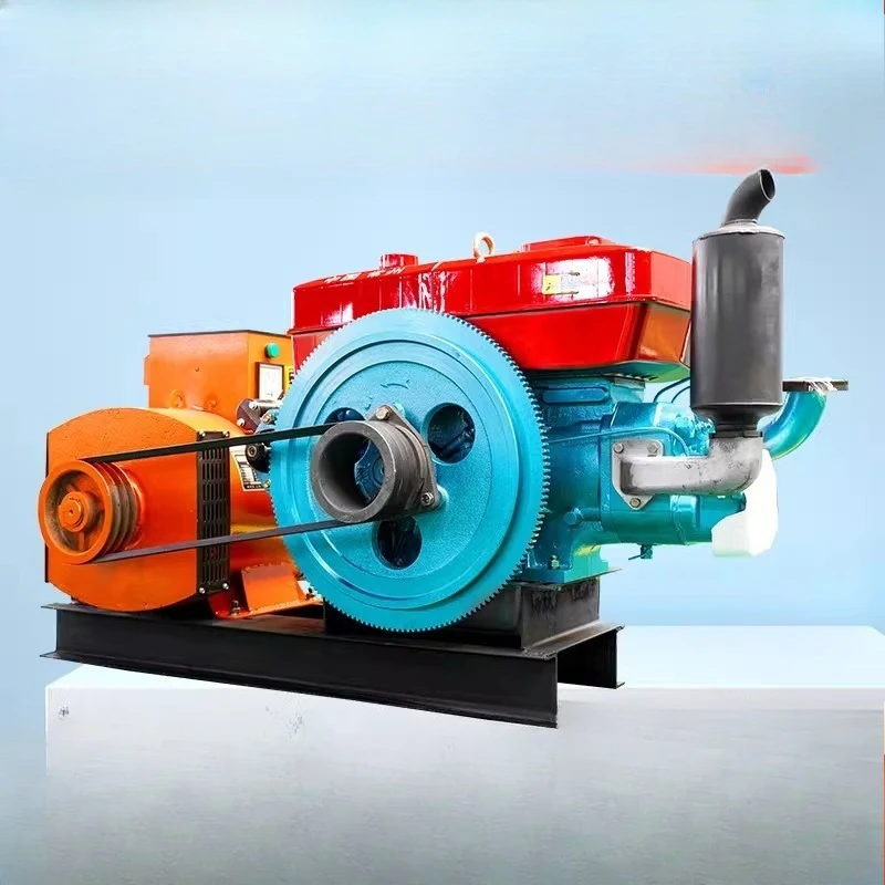 

Single cylinder diesel generator set 15/20KW 24kw small power household portable low fuel consumption three-phase 380v