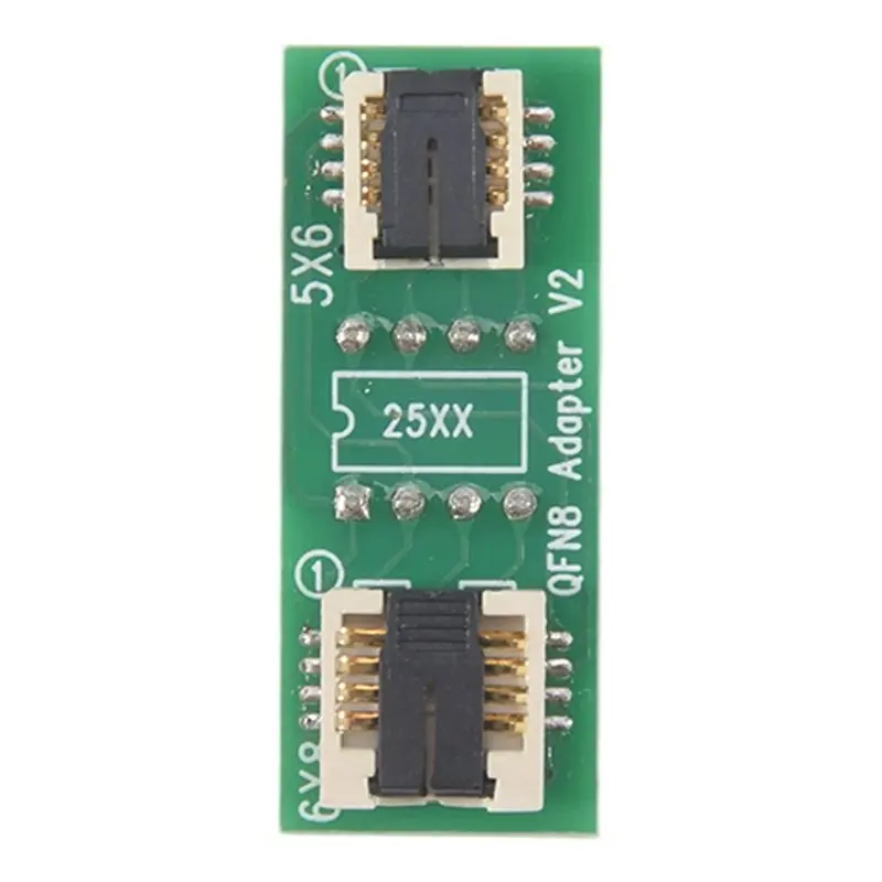QFN8 /WSON8/MLF8/MLP8/DFN8 to DIP8 Two-in-One Socket/Adapter for Both 6x5MM and 8x6MM Chips SMT BIOS Flash Socket-DT30