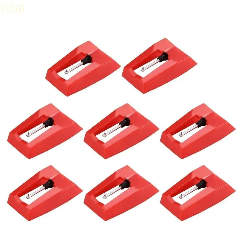 

Y2GD 8Pcs Record Player Needle Turntable Replacement Needle for Vinyls Record Player Phonograph Diamond Replacement