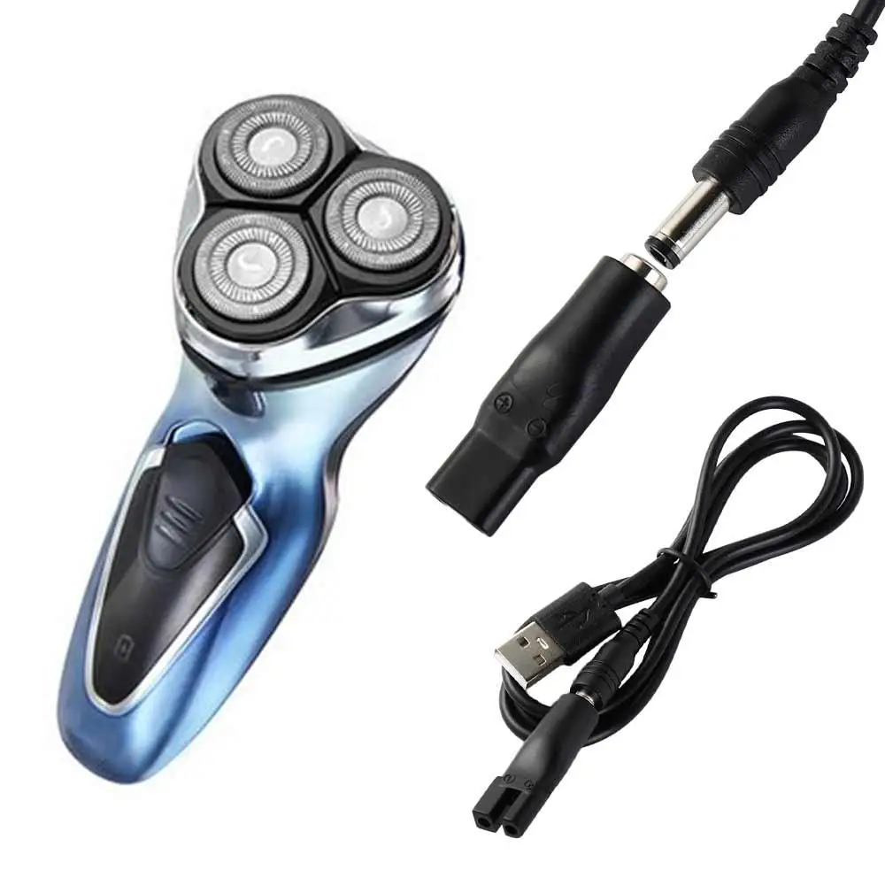 Portable USB Shavers Carregador Fio, Cabelo elétrico Clippers, USB Carregamento Plug Cable, 1 Conjunto