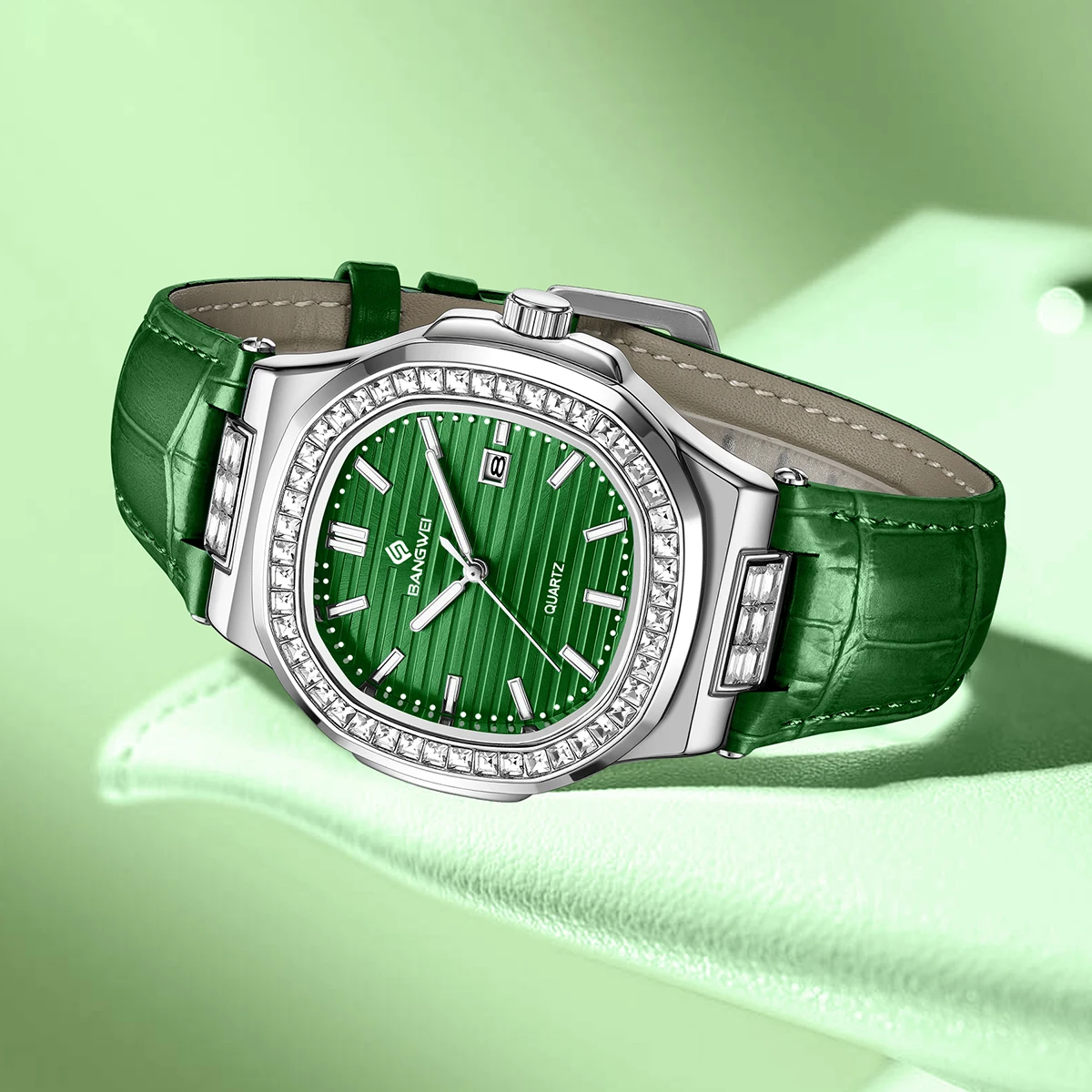 BANGWEI 2025 NEW elegant Women's Watch luxury business luminous date clock quartz vintage watches  fashion Women's wristwatch