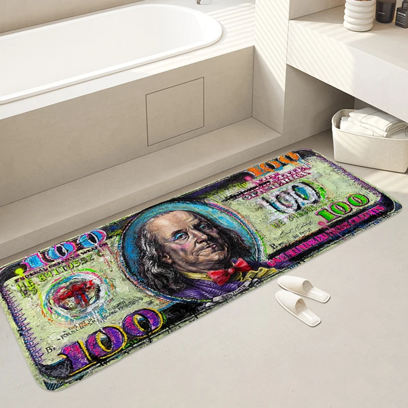 

Funny Doormat Z-Dollars Entrance Door Bathmat Entrance of House Kitchen Treadmill Carpet Room Floor Carpets Home Decorations Rug