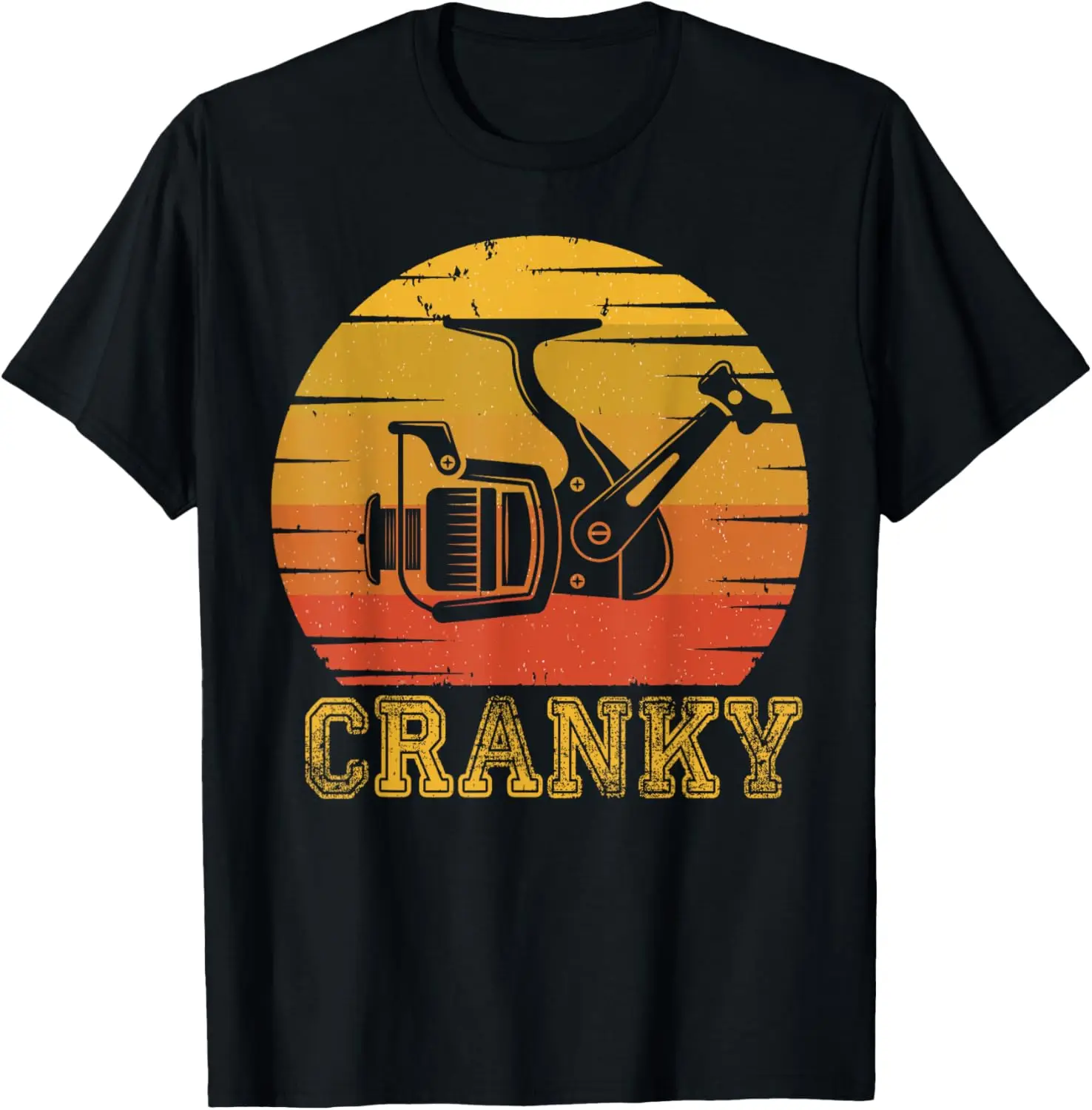 

Vintage Cranky Fishing Reel T-Shirt