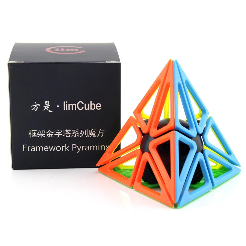 Fangshi F/S limCube Framework Pyramid Magic Cube Lim 2x2 Professional Speed Puzzle Cubo Magico Educational Toys For Kids