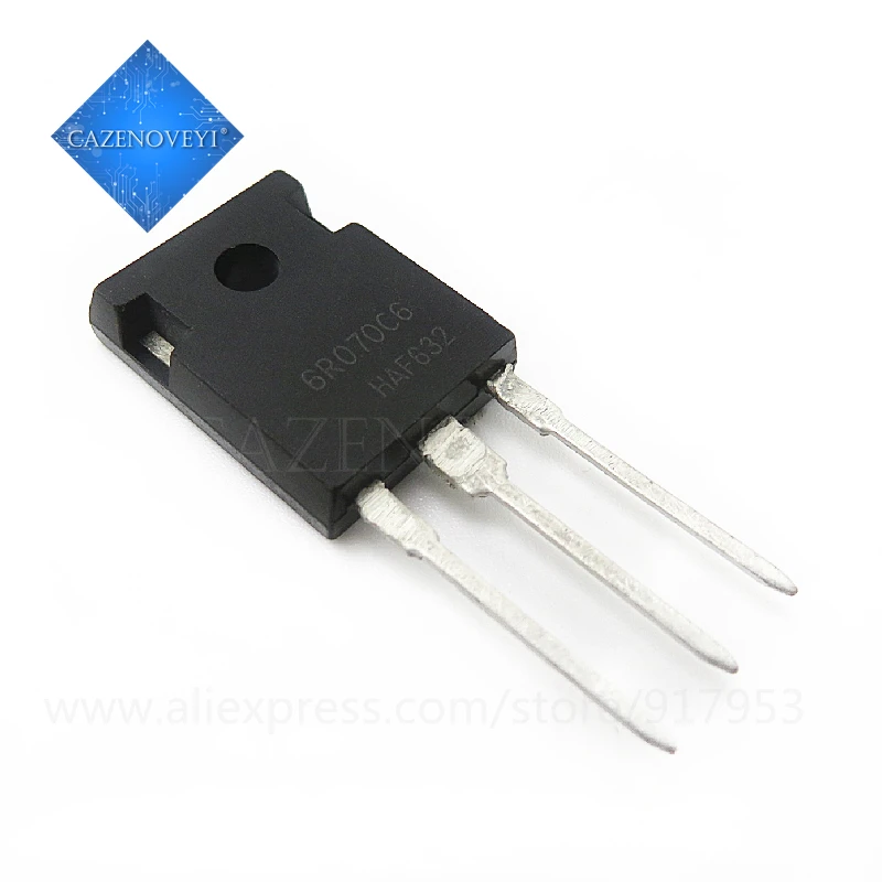 5pcs/lot IPW60R070C6 6R070C6 TO-247 600V 53A In Stock