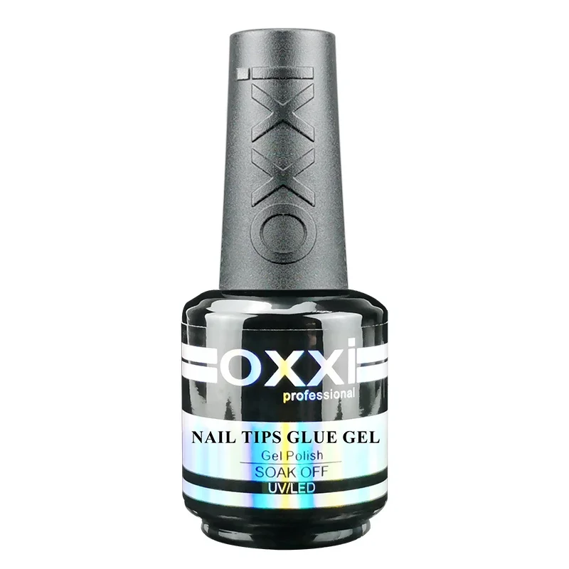 OXXI False Nail Glue Gel Polish 15ml Semi-permanent Fake Nails with Glue Gellac Manicure Tips Hybrid Varnish UV LED Gels Lacquer
