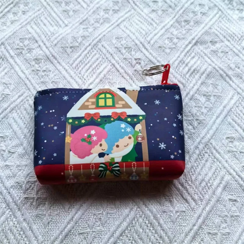 Imagem -03 - Natal Sanrio Kitty Kuromi Pochacco Pencil Case Cute Pencil Box Coin Purse Papelaria Pen Bolsa Material Escolar 24 Pcs por Lote