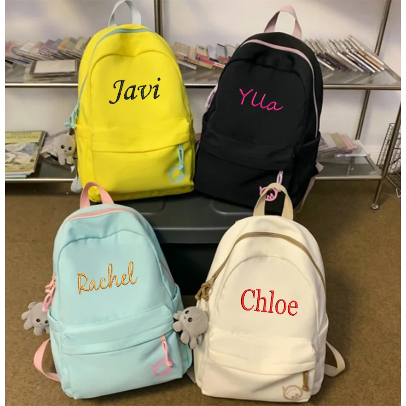 Leisure Backpack For Female Students, Personalized Large Capacity, Simple And Versatile Backpack For Male Backpacks