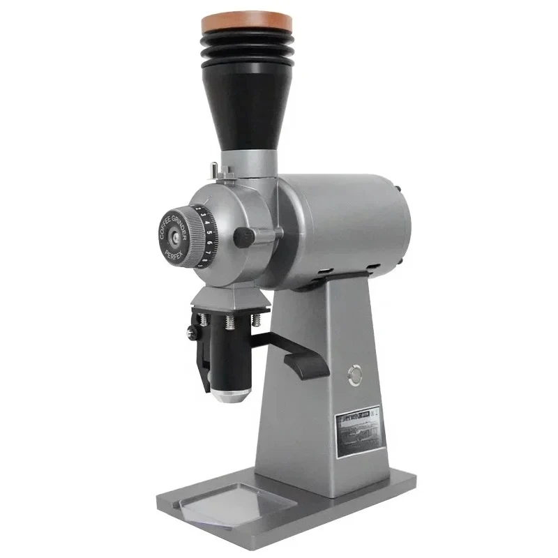 202590mm coffee grinder flat wheel burr machine adjustable grinding powder size electric coffee grinder