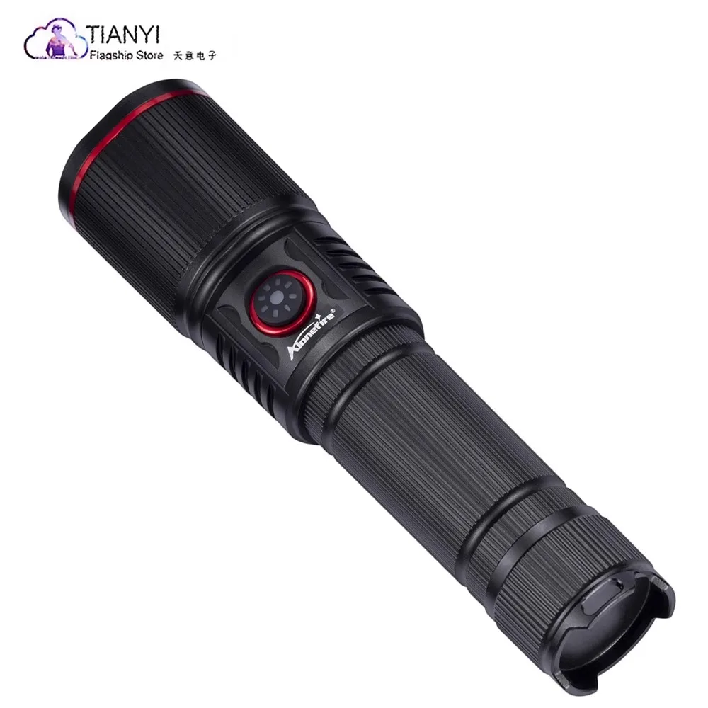 Violet Zoom type c charging 365nm&395nm flashlight is waterproof for banknote identification amber detection of pet bacteria