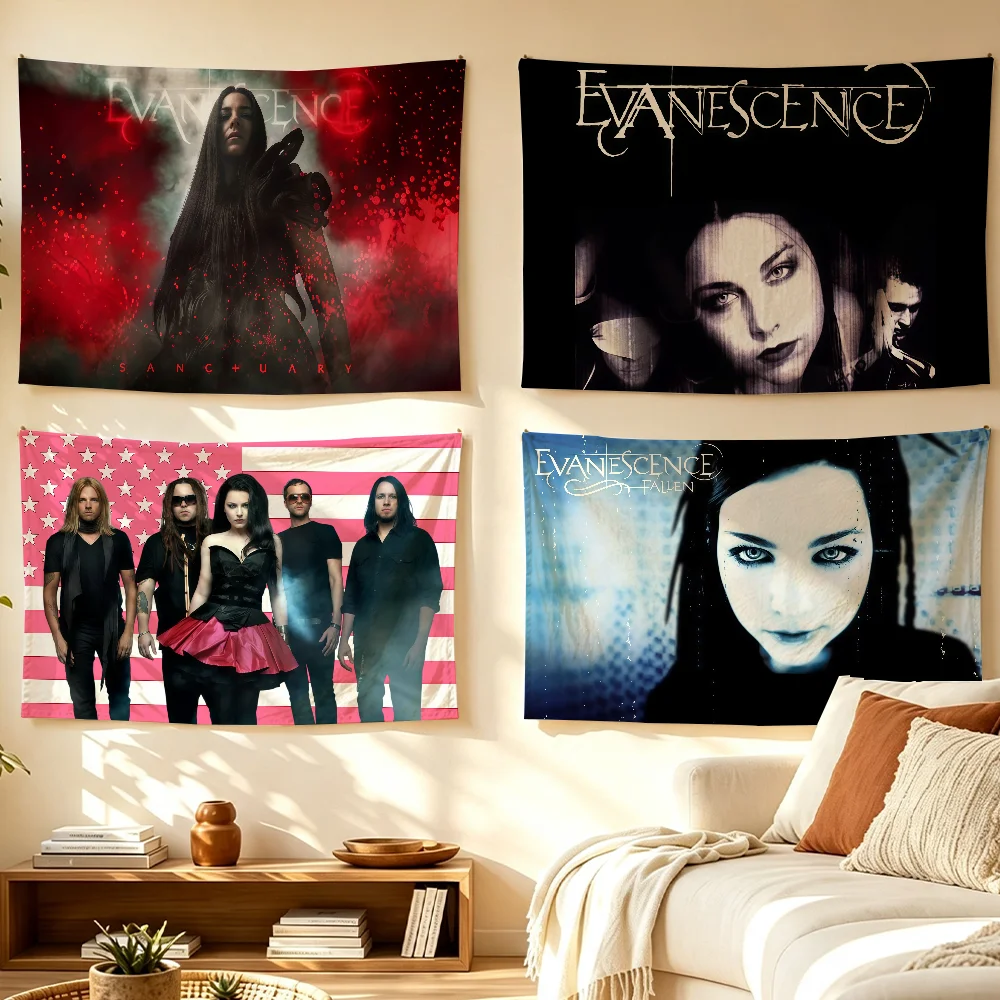Band E-Evanescence-S Sanctuary flag Room Decoration Wall Tapestry Hanging Aesthetic Bedrooms Advertising Banner
