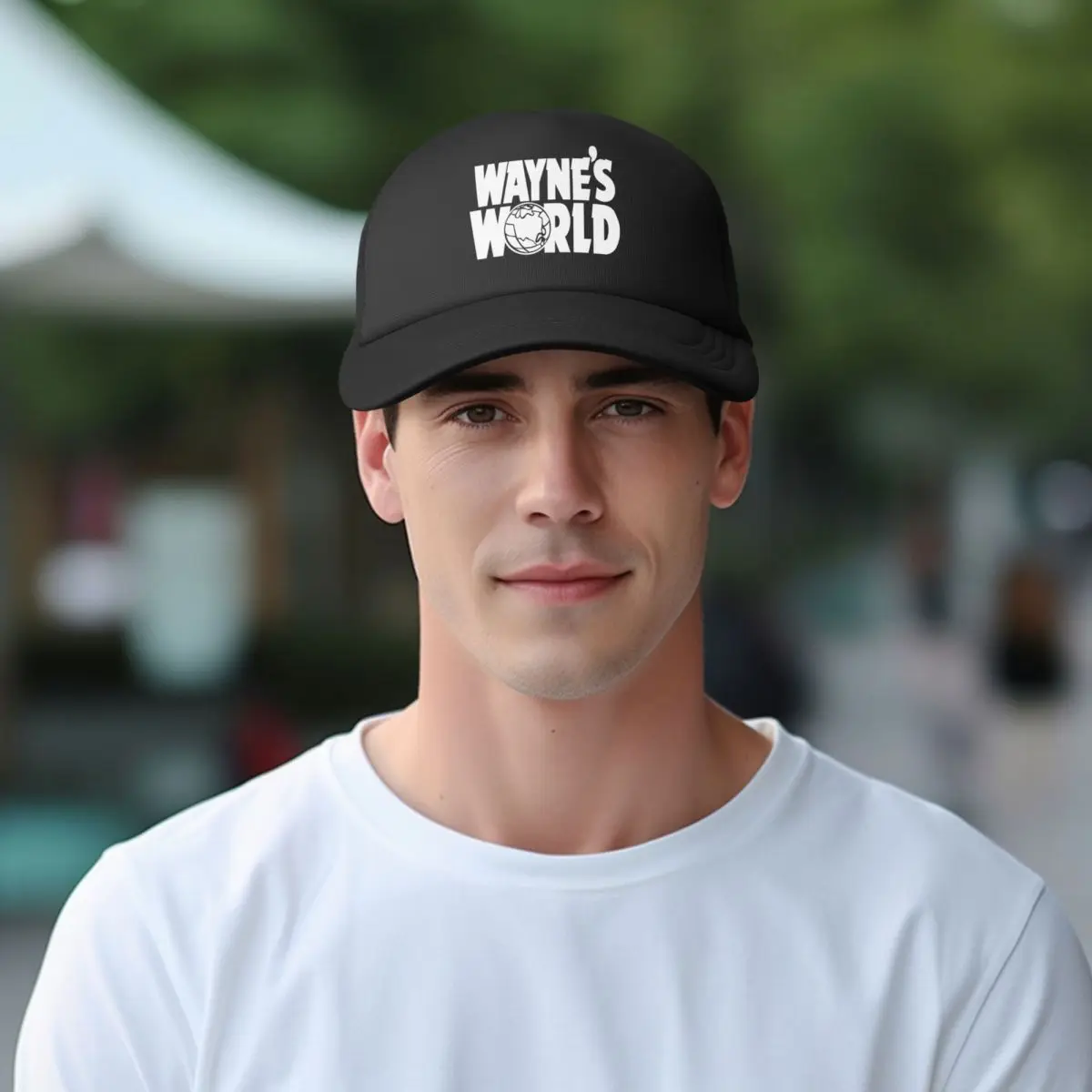 Unisex Mesh Baseball Cap, ajustável Racing Cap, Sport Trucker, Trabalhador, Verão, aqui está o que você deve fazer para o seu mundo Wayne