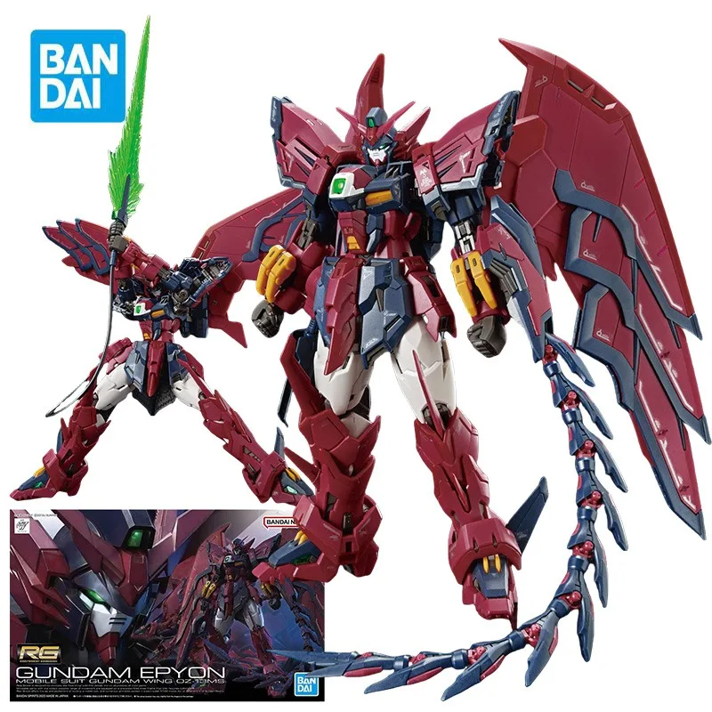 

BANDAI RG 1/144 Gundam Epyon Фигурки Мобильный костюм Gundam W OZ-13MS Аниме Модель Комплект игрушек для мальчиков Подарки для мальчиков Коллекция