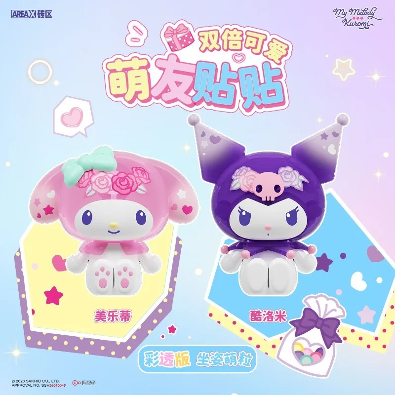 areax-saniro-my-melody-kuromi-light-up-cheering-stick-exquisite-diy-assembled-building-blocks-toys-holiday-gift-for-girls