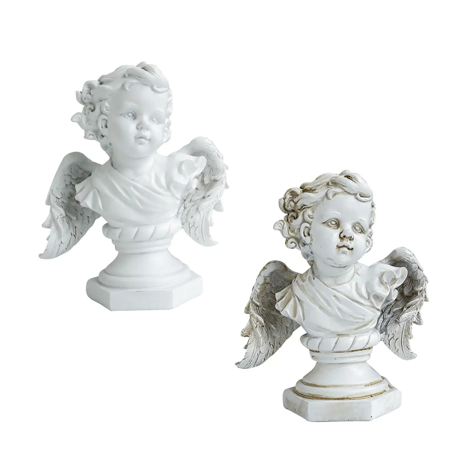 

Angel Figurine, Cute Collectible Statue ,Angel Sculpture ,Angel Statue for House Office Bookshelf Entryway Cabinets