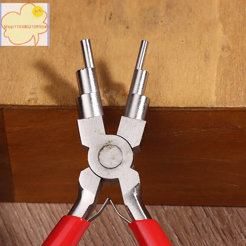 

1 шт. Плоскогубцы для изготовления колец и соединительных петель из проволоки, 6-в-1, с нескользящей рукояткой, для создания колец и соединительных петель своими руками