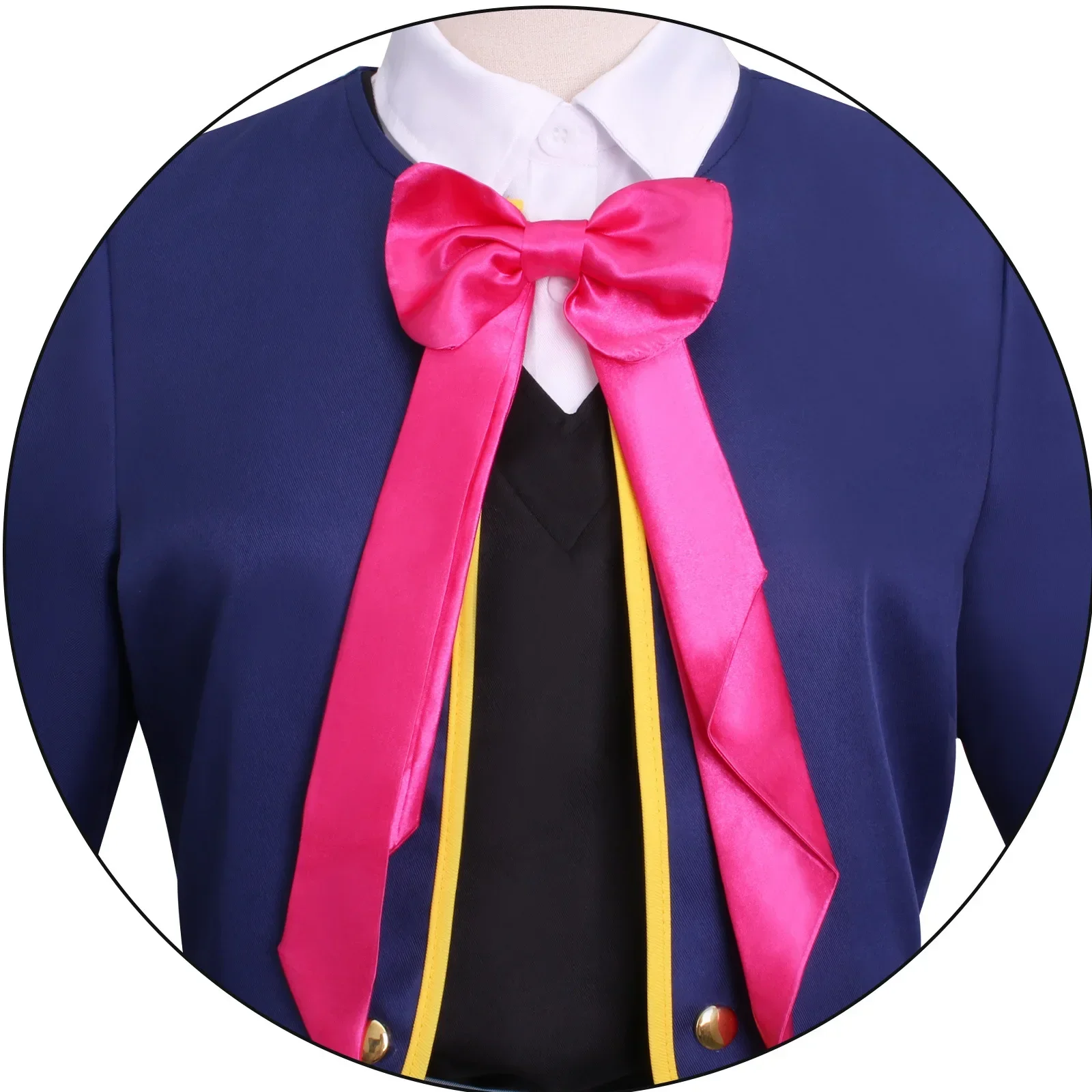 Anime Oshi No Ko 호시노 루비이 아리마 카노 코스프레 의상 호시노 루비이 학생 복장 파티 의상 코스프레 풀 세트