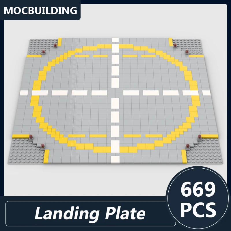 Landing Plate Road for the New 10497 Galaxy Explorer Moc Building Blocks DIY Assembled Bricks Classic Space Series Display Toys