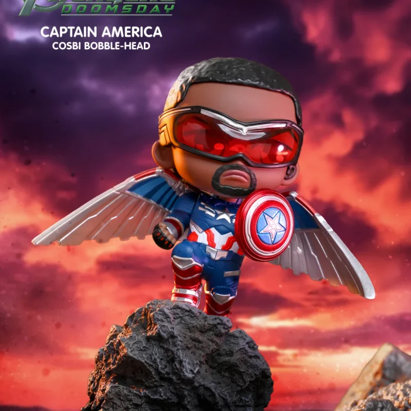 Original Hot Toys Marvel Avengers Cosbi Bobble-Head Collection Blind Box Collectible Action Figure Hot Movie Peripheral Ornament - view 6