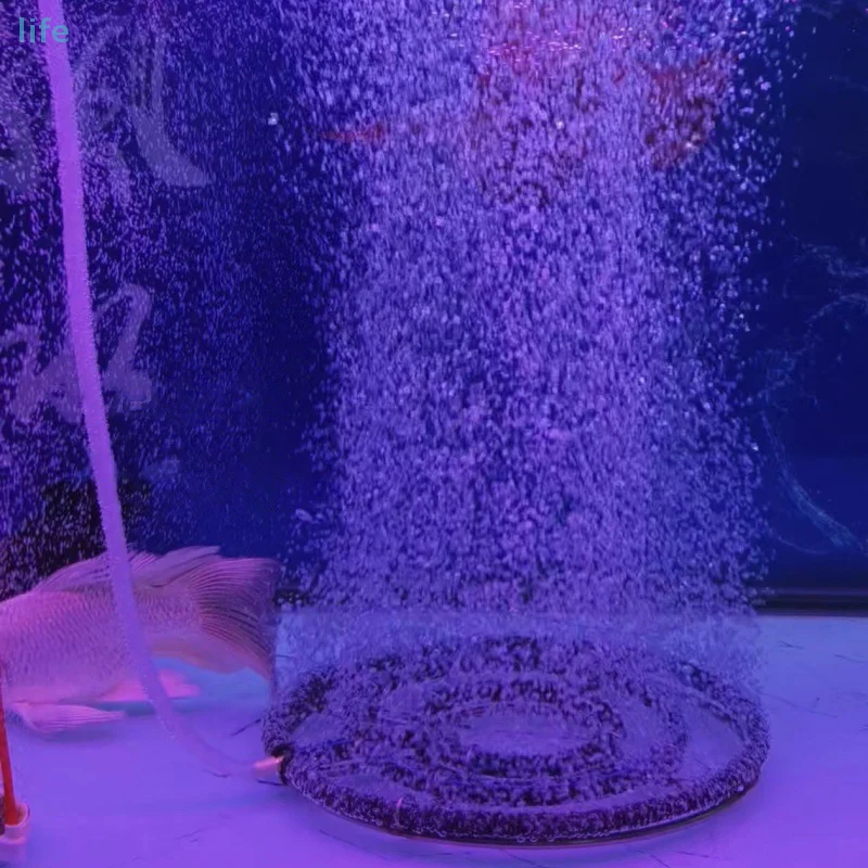 

1 шт. нано-аэрационный диск из нержавеющей стали 304 для оксигенации рыбного пруда, аквариумного оборудования