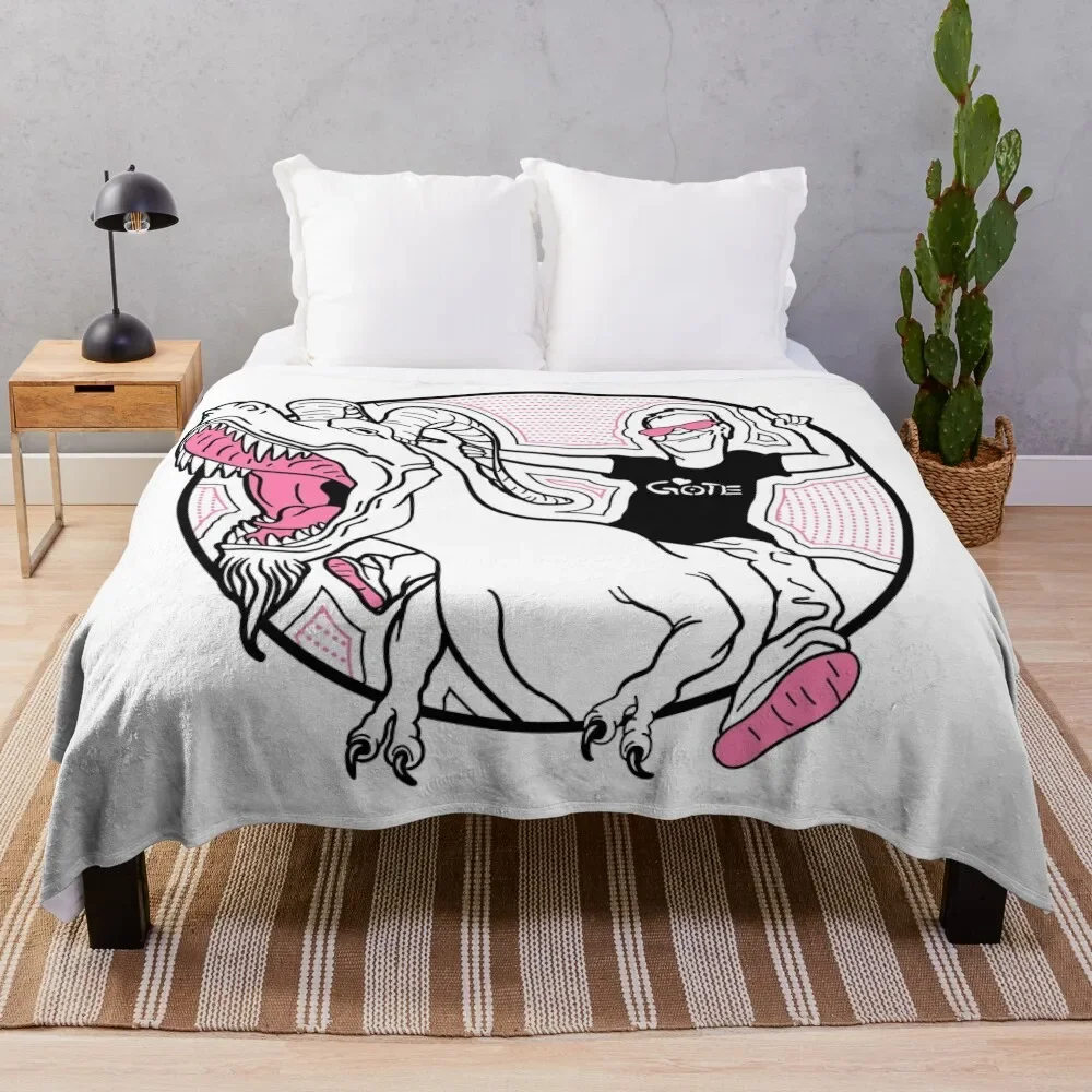 

Dan Riding GOTEsaur Circle Throw Blanket All Weather Soft Throw Blanket for Sofa