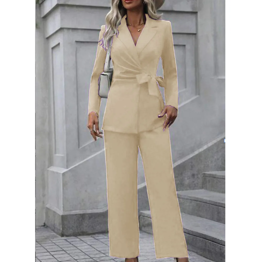 Nuovo stile donna due pezzi abiti Fashion Design elegante pantaloni abiti donna estate moda 2024 abbigliamento estivo donna vestito da donna