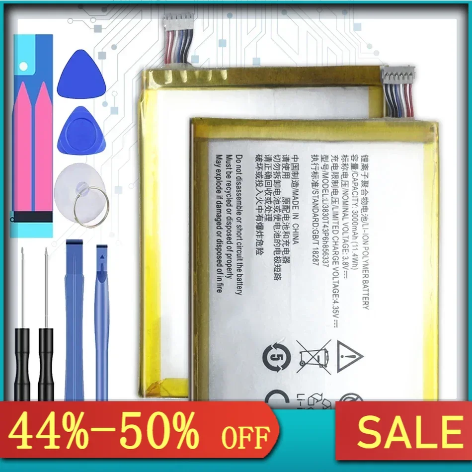 Li3830t43p6h856337 Battery For ZTE Blade X9 G719C N939st Qingyang 3/S6 Lux Q7/-C, V5 Pro, V5pro, N939SC, N939SD, 3000Mah