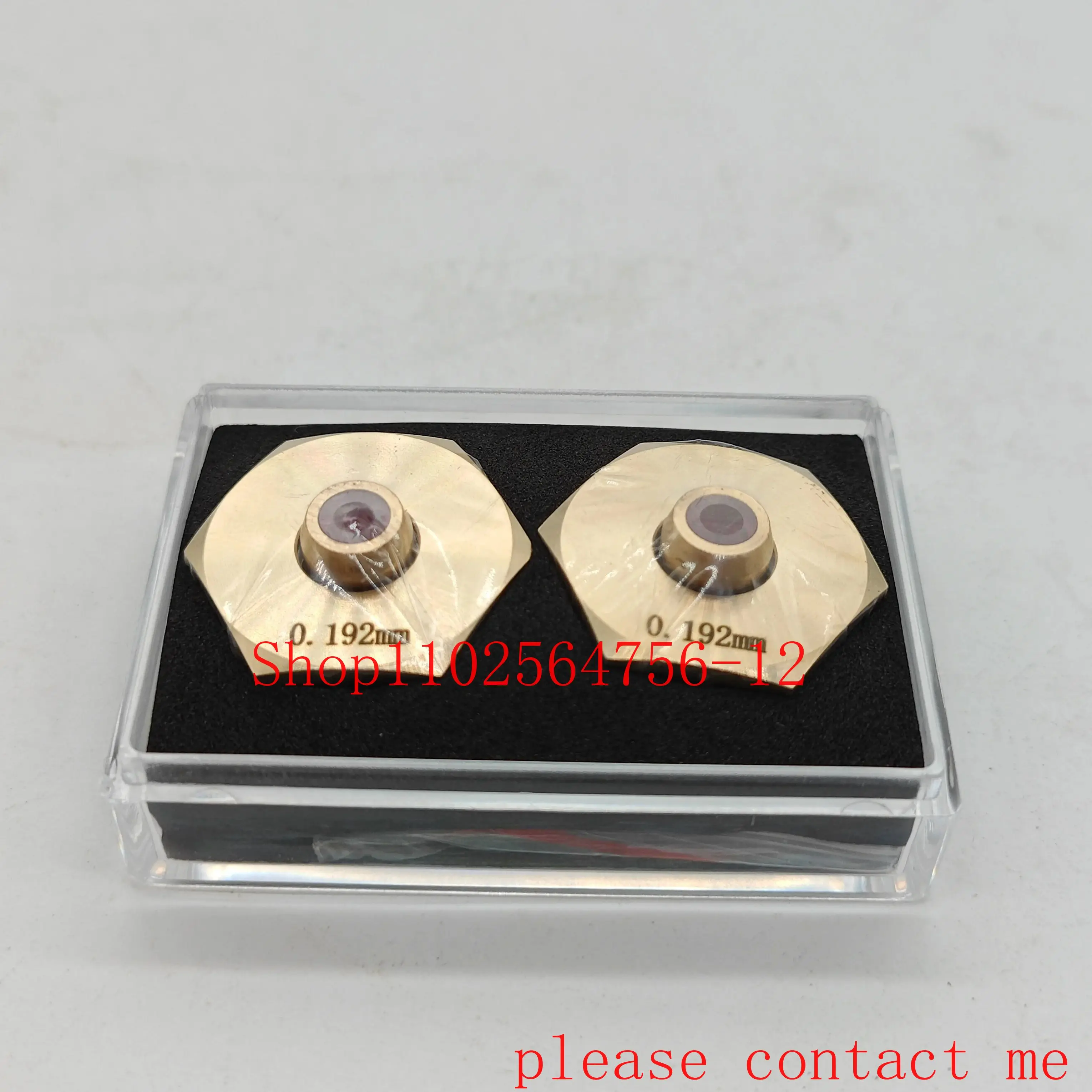 

2PC Ø0.192mm Ø0.195mm EDM Parts Molybdenum Ruby Guide(Ruby Type) for Medium Speed Wire Cutting Machines