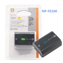 NP-FZ100 NPFZ100 2280mAh camera Battery for Sony A9 A7RIII ILCE-9 A7R3 ILCE-7RM3 A7RM3 ILCE-7M3K A7M3K Camera