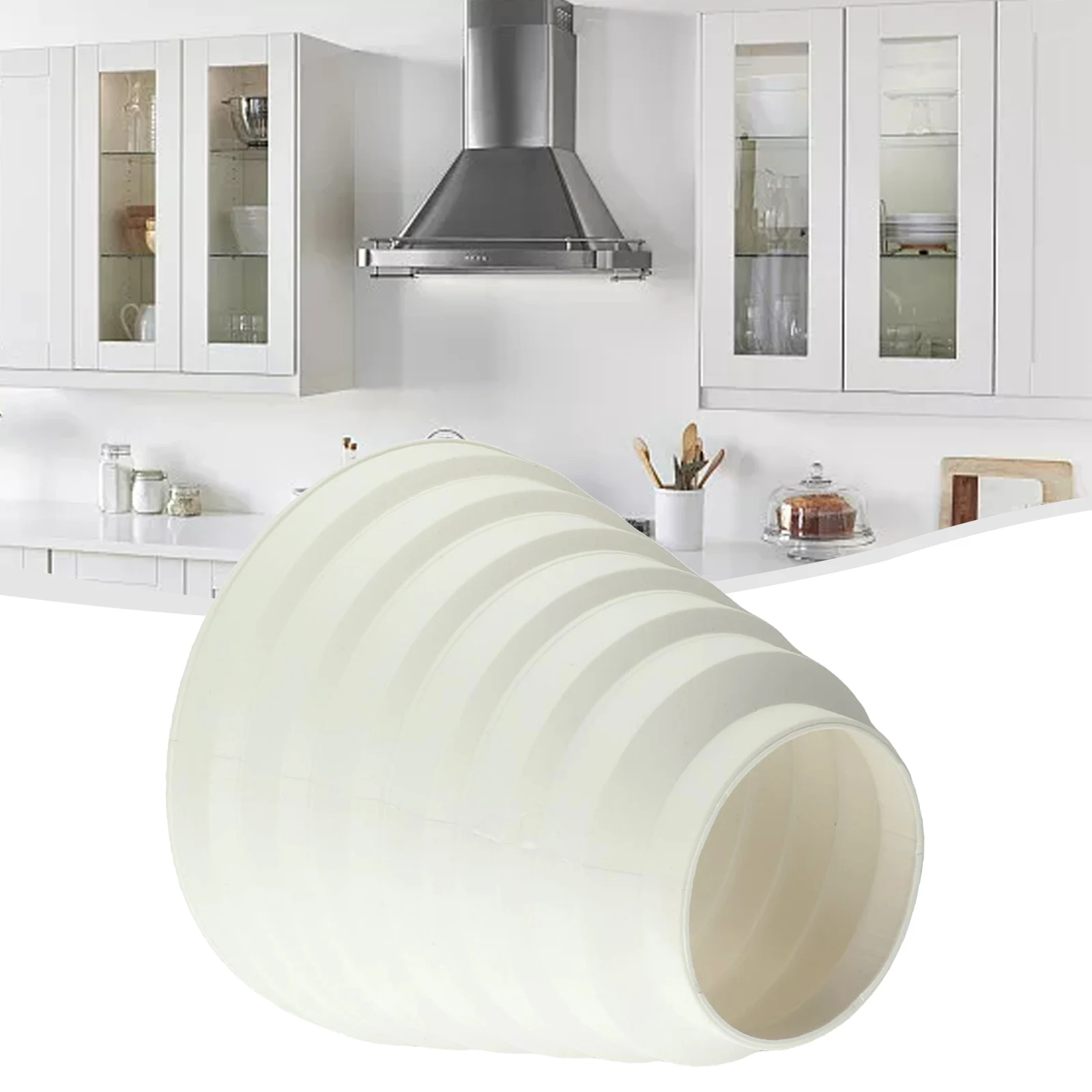 1pc Pipe For 80-150mm Round Air Ducts Extractor Fan Pipe Connector Home Improvement Accessories