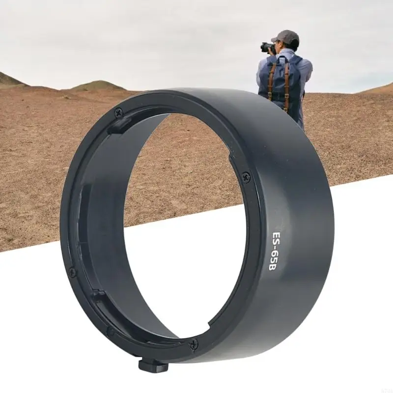 920L Precisions ES65B Camera Lens Hood ES65B Sun Shade Cover for RF50mm 1.8 Lens Enhances Photo Contrast
