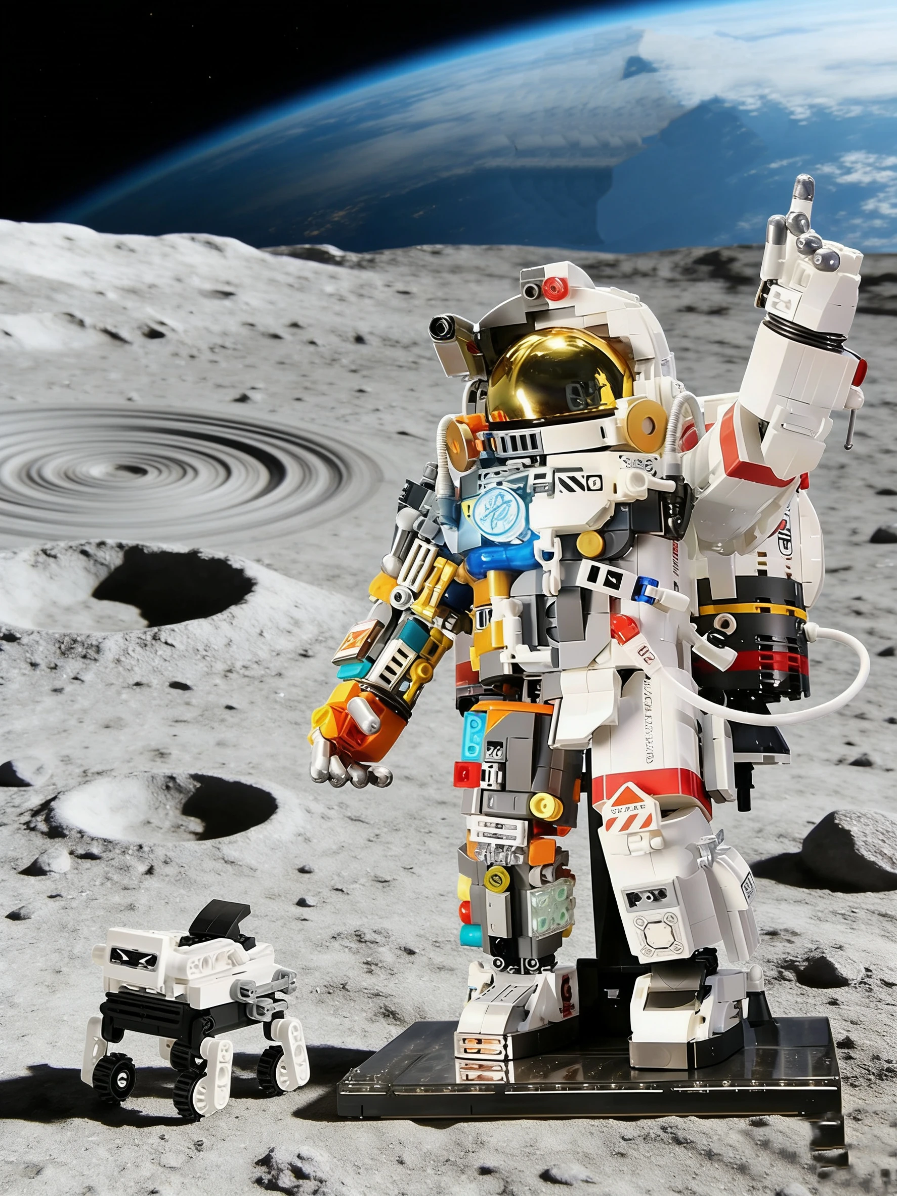 

Конструктор «Космонавт с механическим роботом-собакой»: развивающая головоломка на космическую тематику для детей