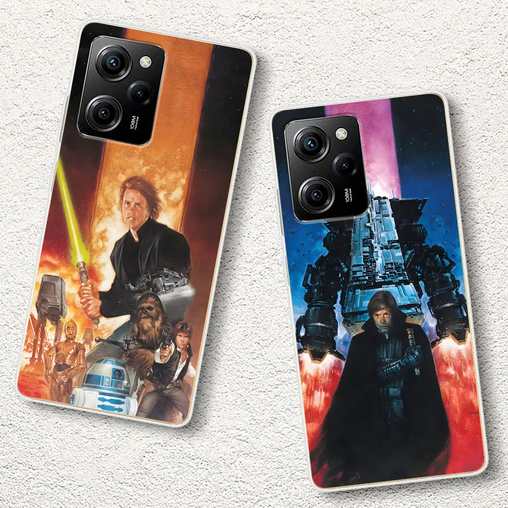 Anakin Darth Vader Luke Skywalker Case for Xiaomi Poco X6 X5 F4 M5s X3 NFC F1 F5 M5 M3 M4 GT F3 F2 X4 Pro Soft TPU Phone Cover